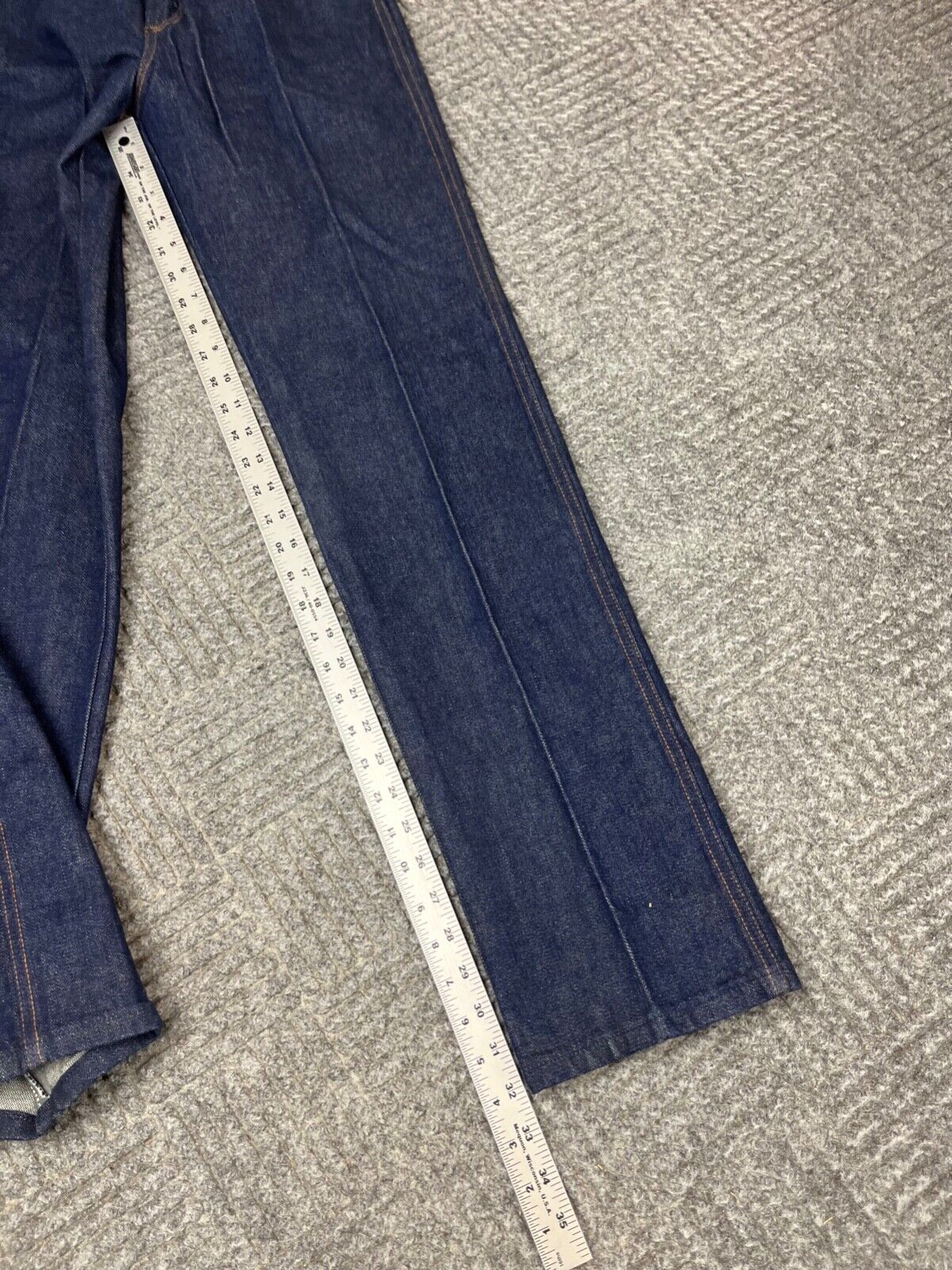Vintage 80’s Sedgefield Preps Reg. Juniors Jeans 25×32 Blue Dark Wash NOS