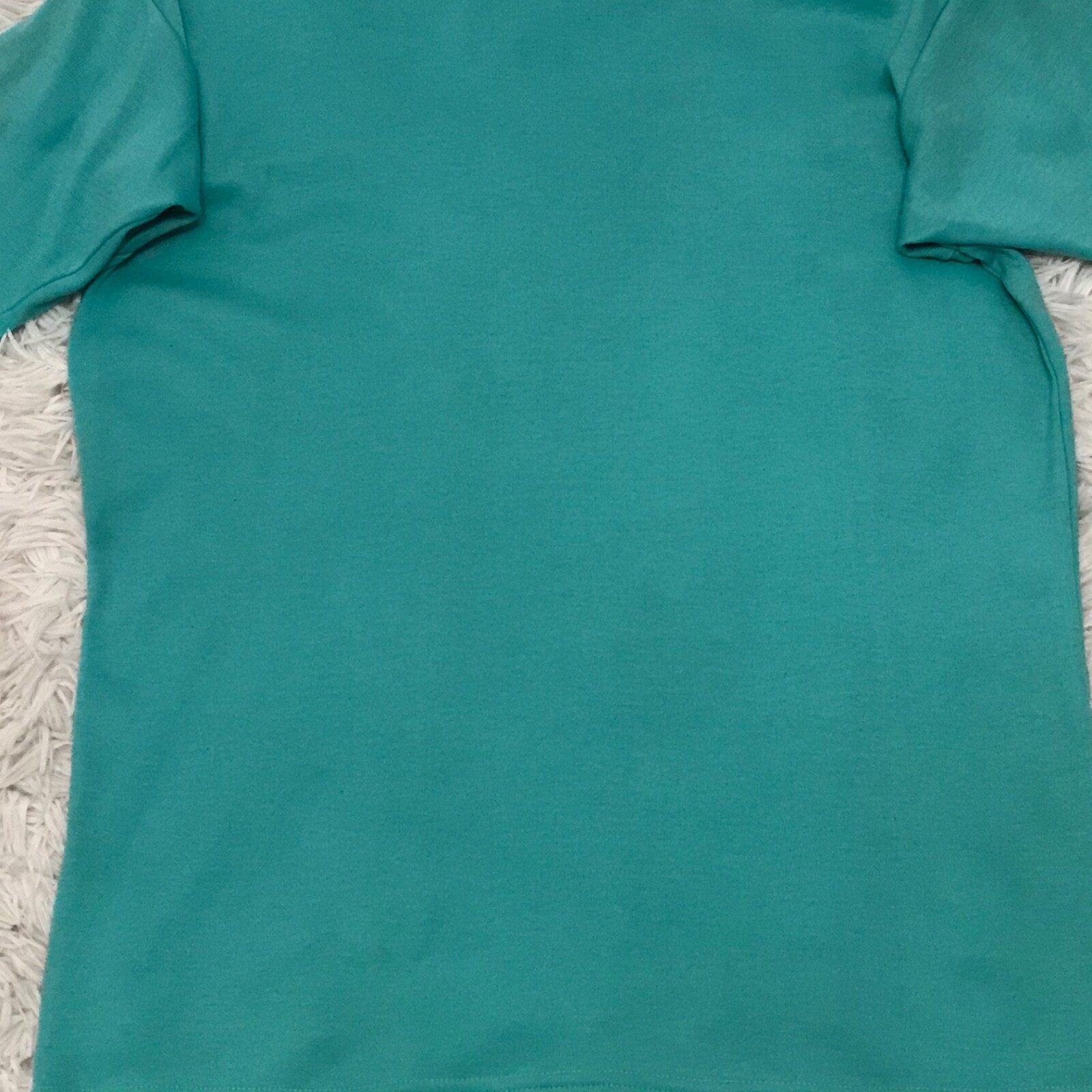 ANDREA ISABELLA Fish Theme Embroidered Cotton Top Size Small