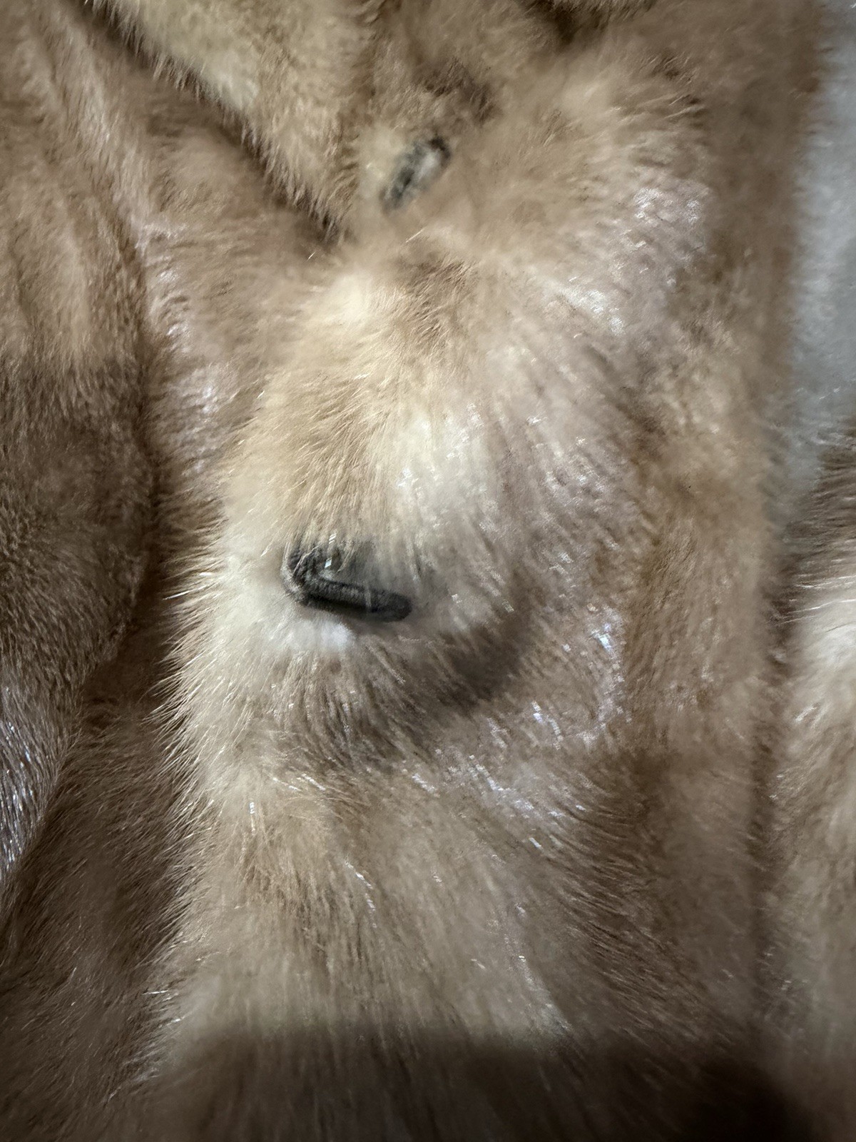 Vintage Flemington Furs Full Length Mink Fur Coat Honey Blonde Honey Amber