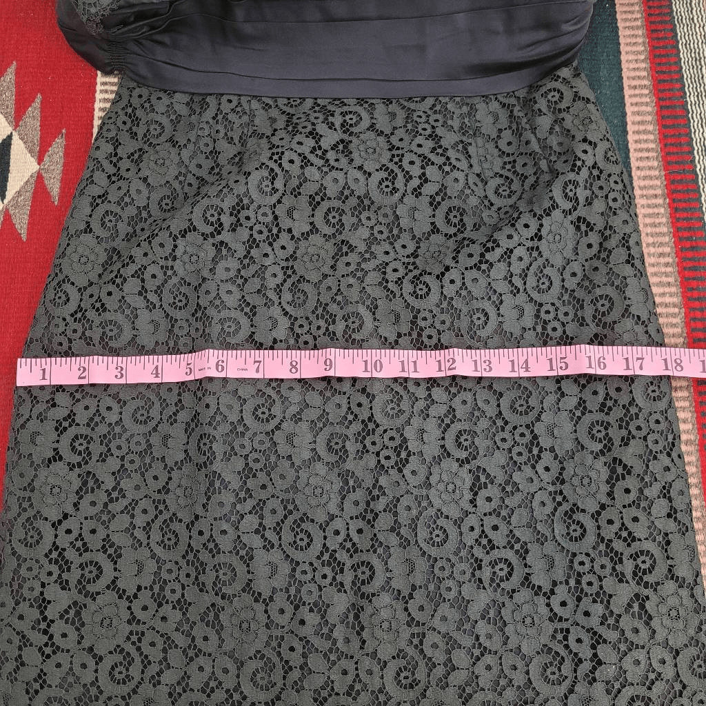 Vintage 1940s 1950s? Natlynn Black Wiggle Dress Sz Small Pin Up Old Hollywood