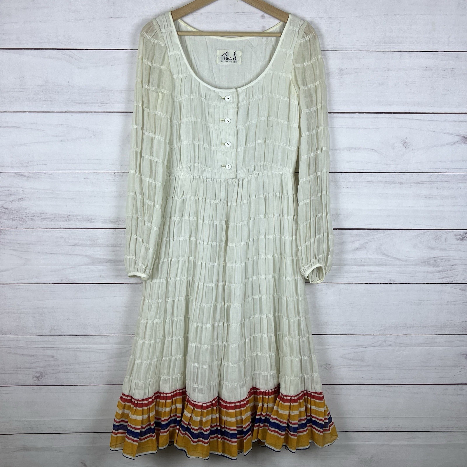 Vintage 60s 70s Tina S Of The Sidneys Dress Size S/M Union Made ILGWU