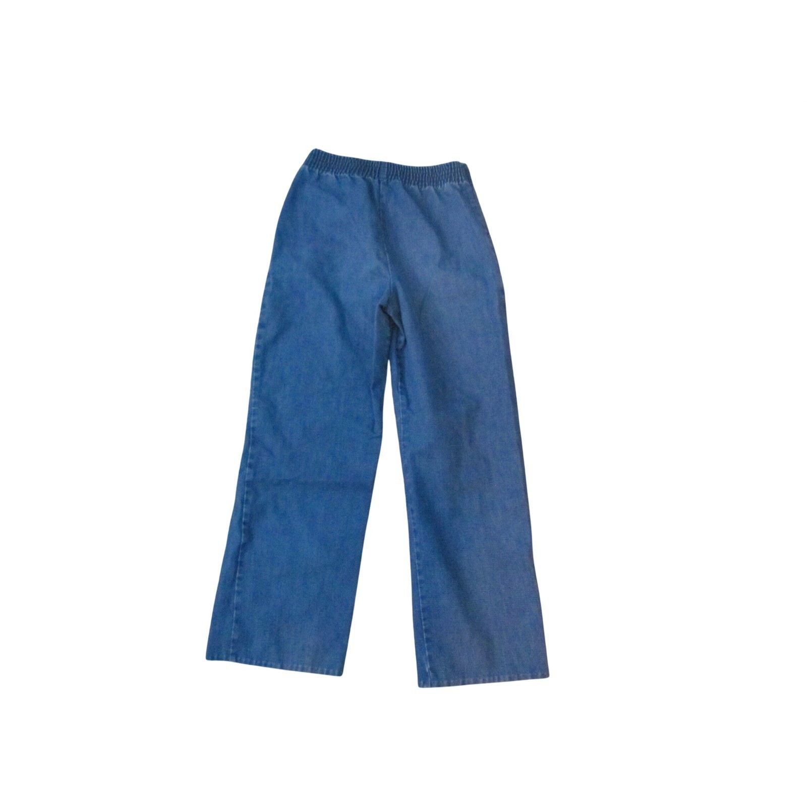 1970s Sears Jeans That Fit 28 Blue Vintage High Waisted Wide Leg Denim Mom