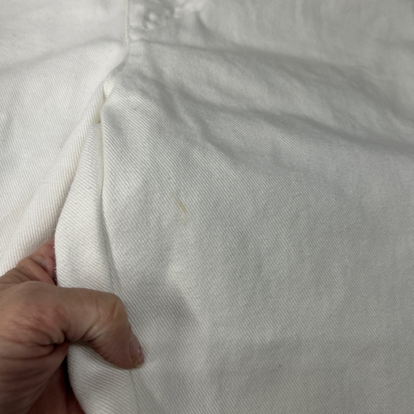 VTG Marithe Francois Girbaud White Jean Shorts Sz 9/10 Women’s