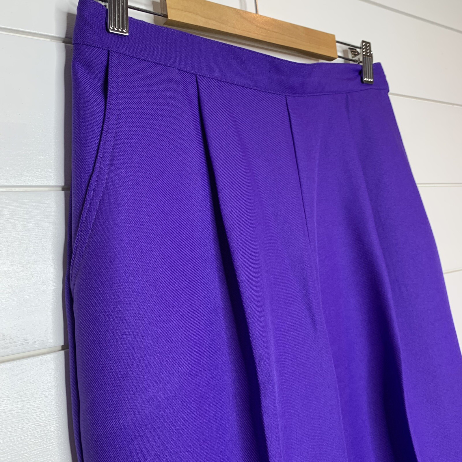 Vintage Queen’s Way to Fashion Pants Size 10* Purple High Waist 90s 80s USA Made