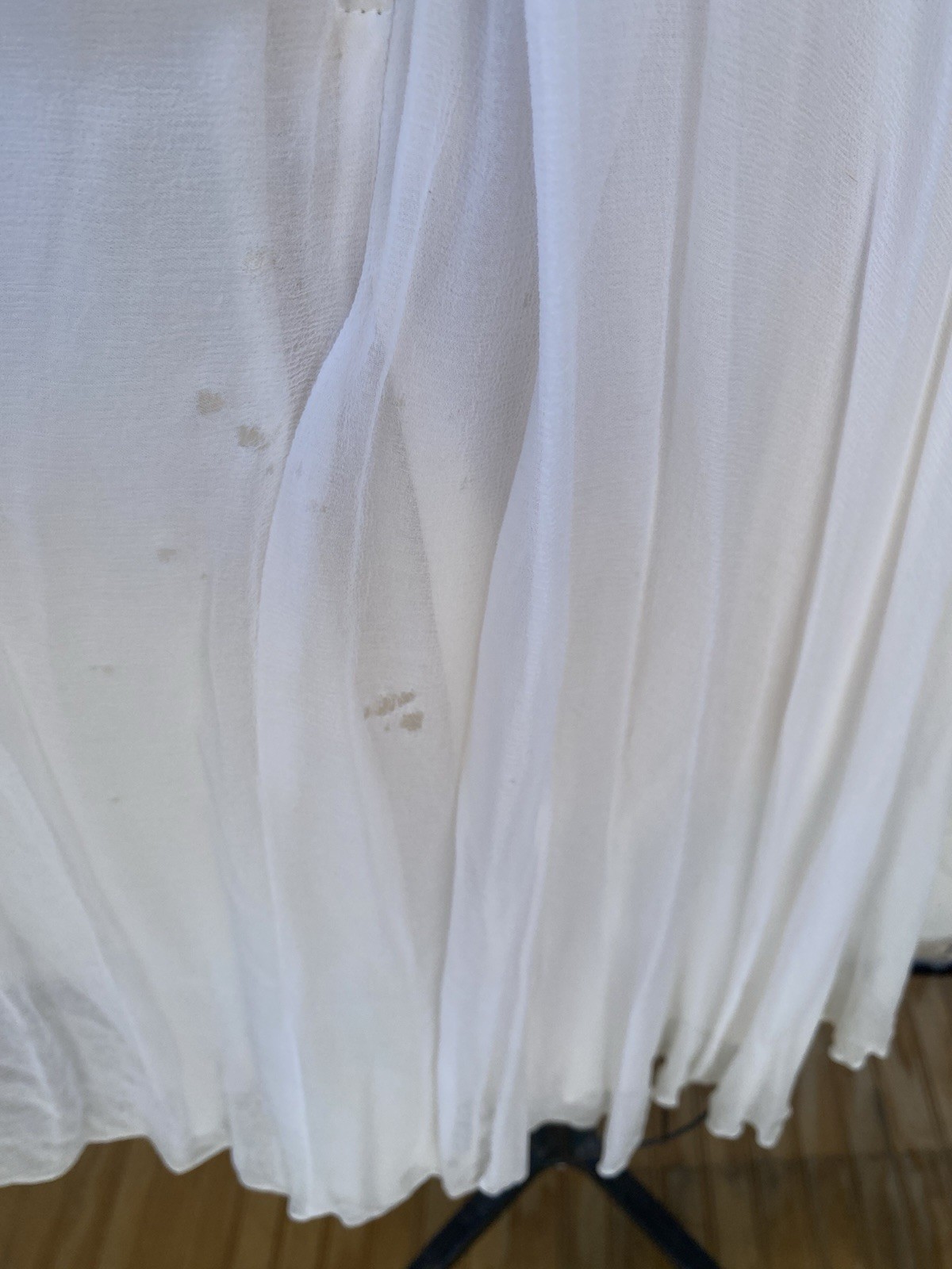 Vintage Elinor Gay Silver Threads with Cream Skirt Cocktail Dress