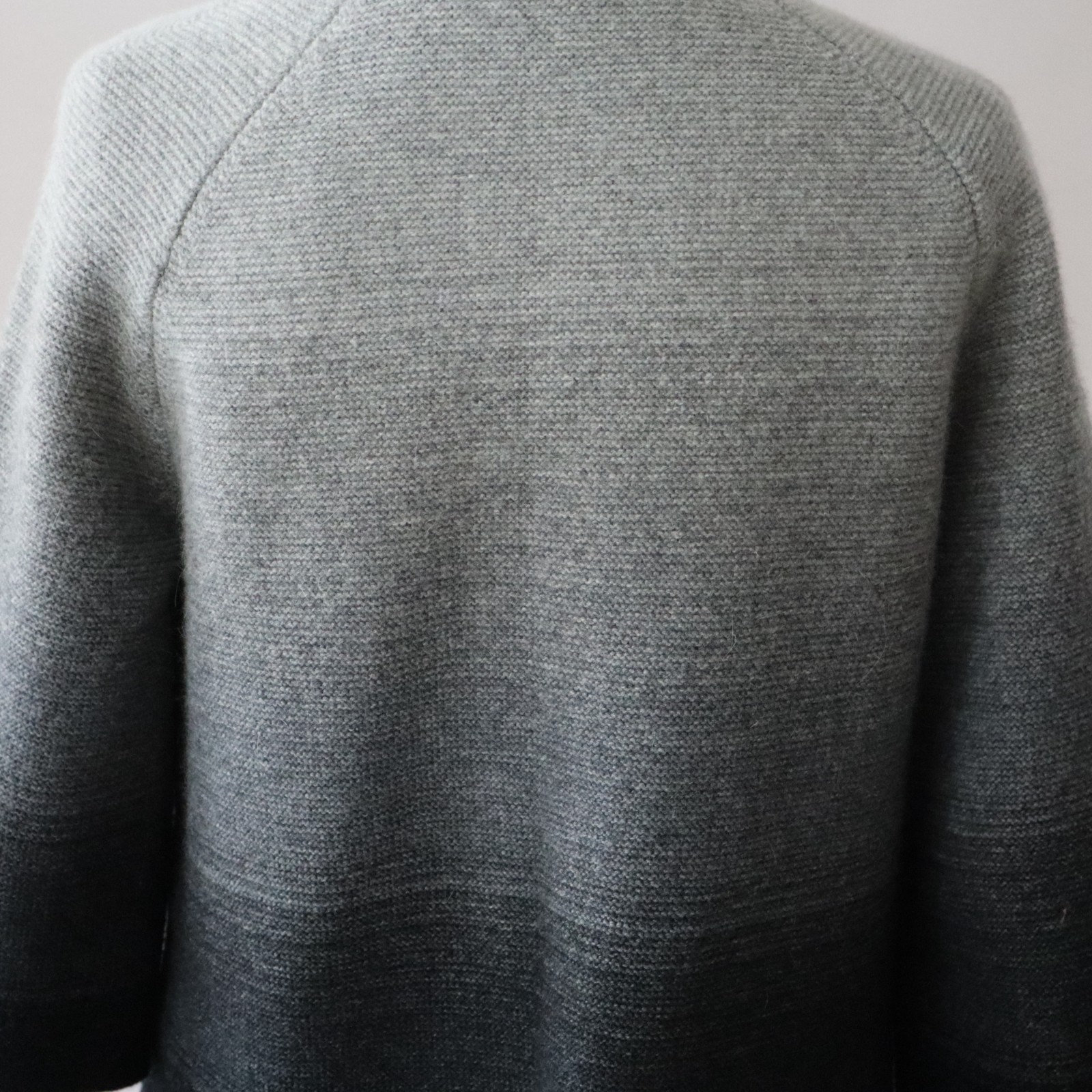 Vtg Women’s Jones New York Cardigan Sweater Heather Gray, Black Sz Lg