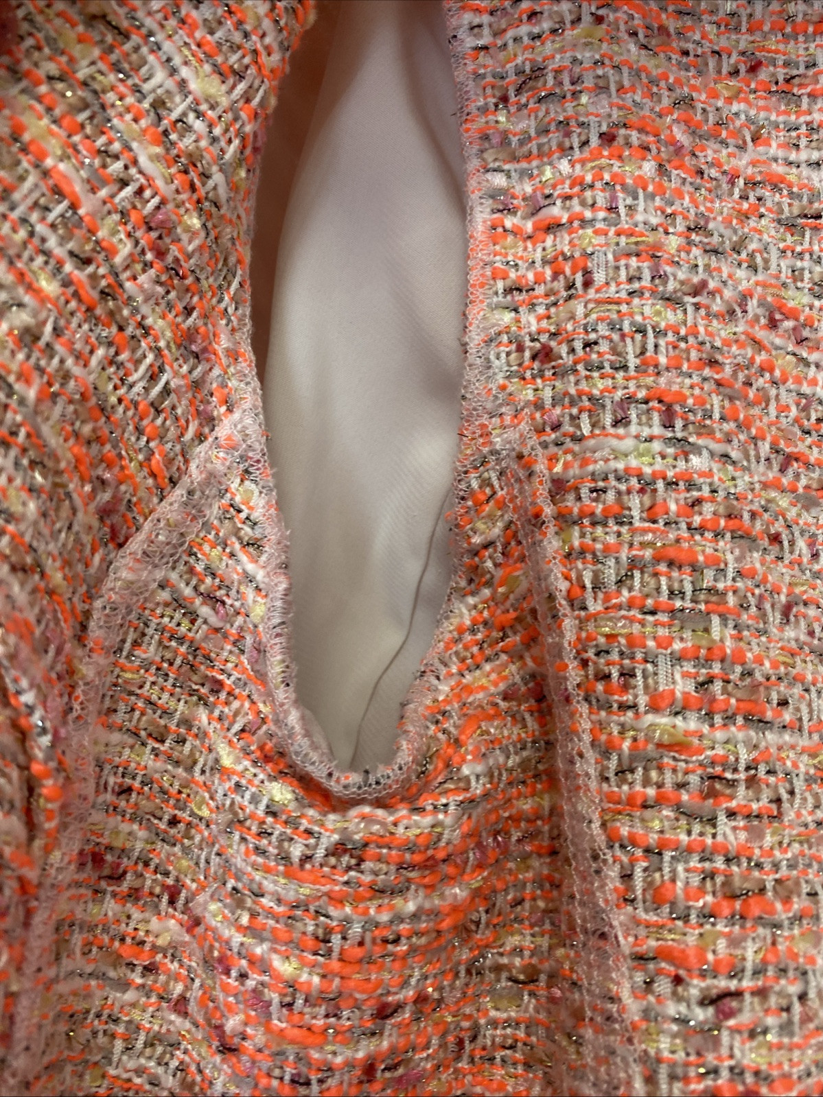 Vintage Neumann Marcus Exclusive Tweed Cardigan, Size Small Blazar Jacket Career