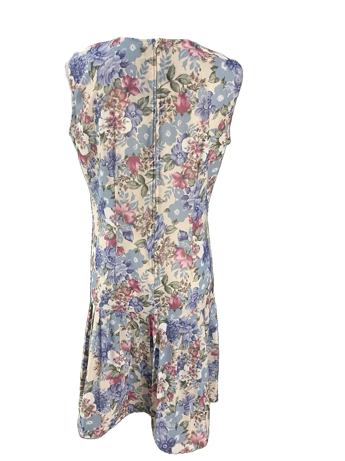 Vintage California Looks Made in USA Floral Multi Pastel A-Line Dress Size 10
