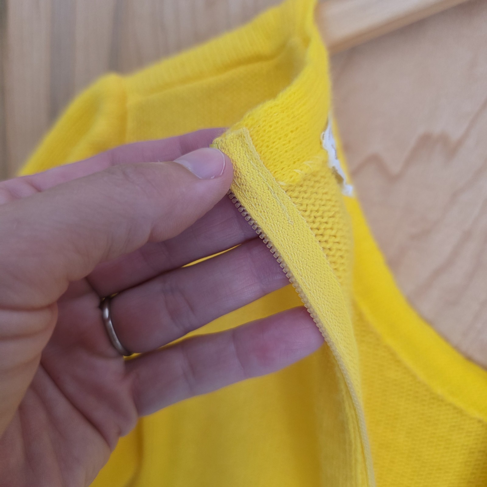 Alberic Beldoch Popper Vintage 60s Yellow Orlon Acrylic Belted Sweater Dress