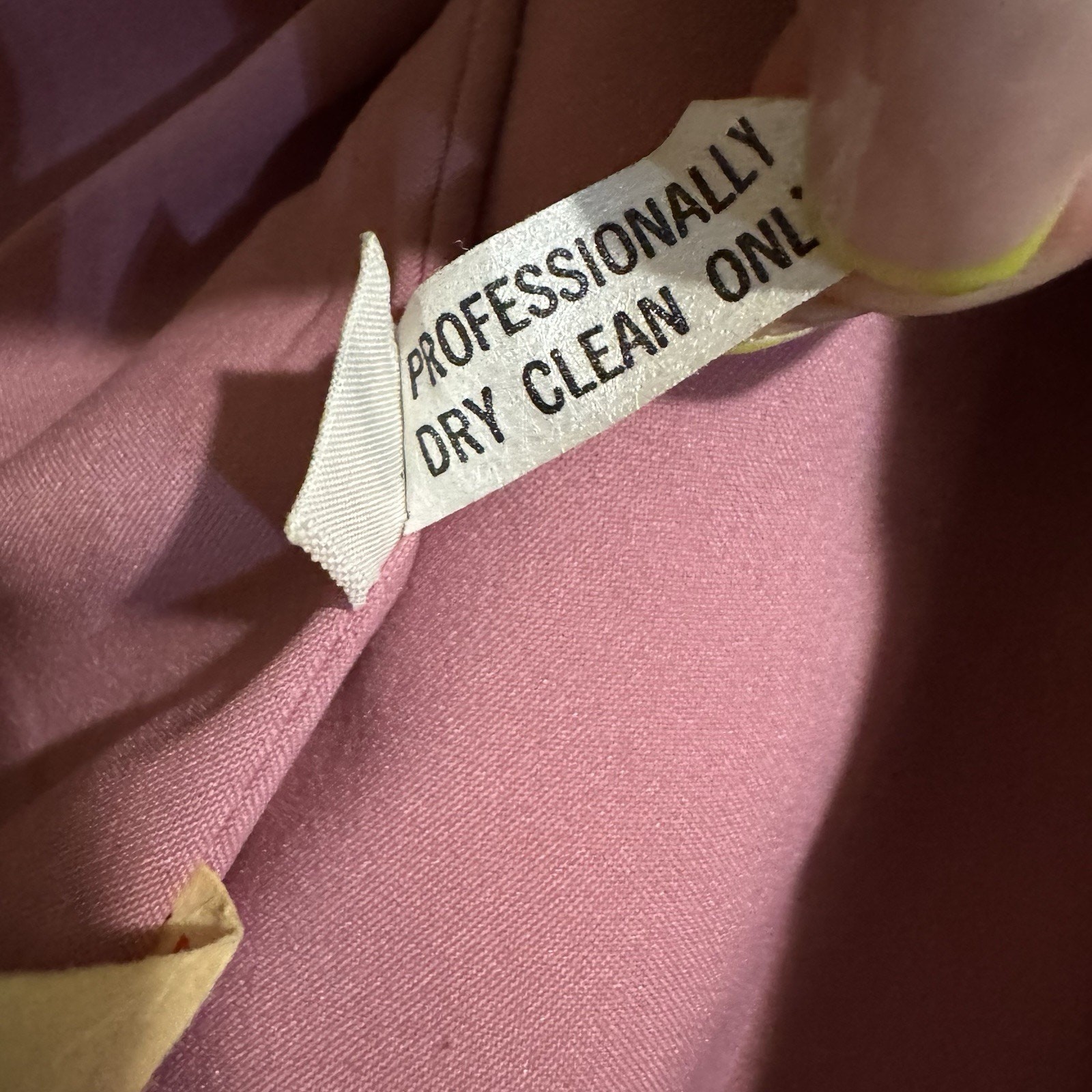 Vintage David Hayes Pink Multi Mohair Wool Blazer Barbie Pink Lining Size 4