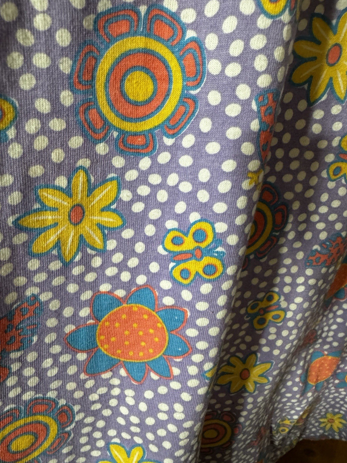 VTG 90s Sara’s Prints Natural Fiber Clothing Sleep Shirt Size Small Flowers Sun
