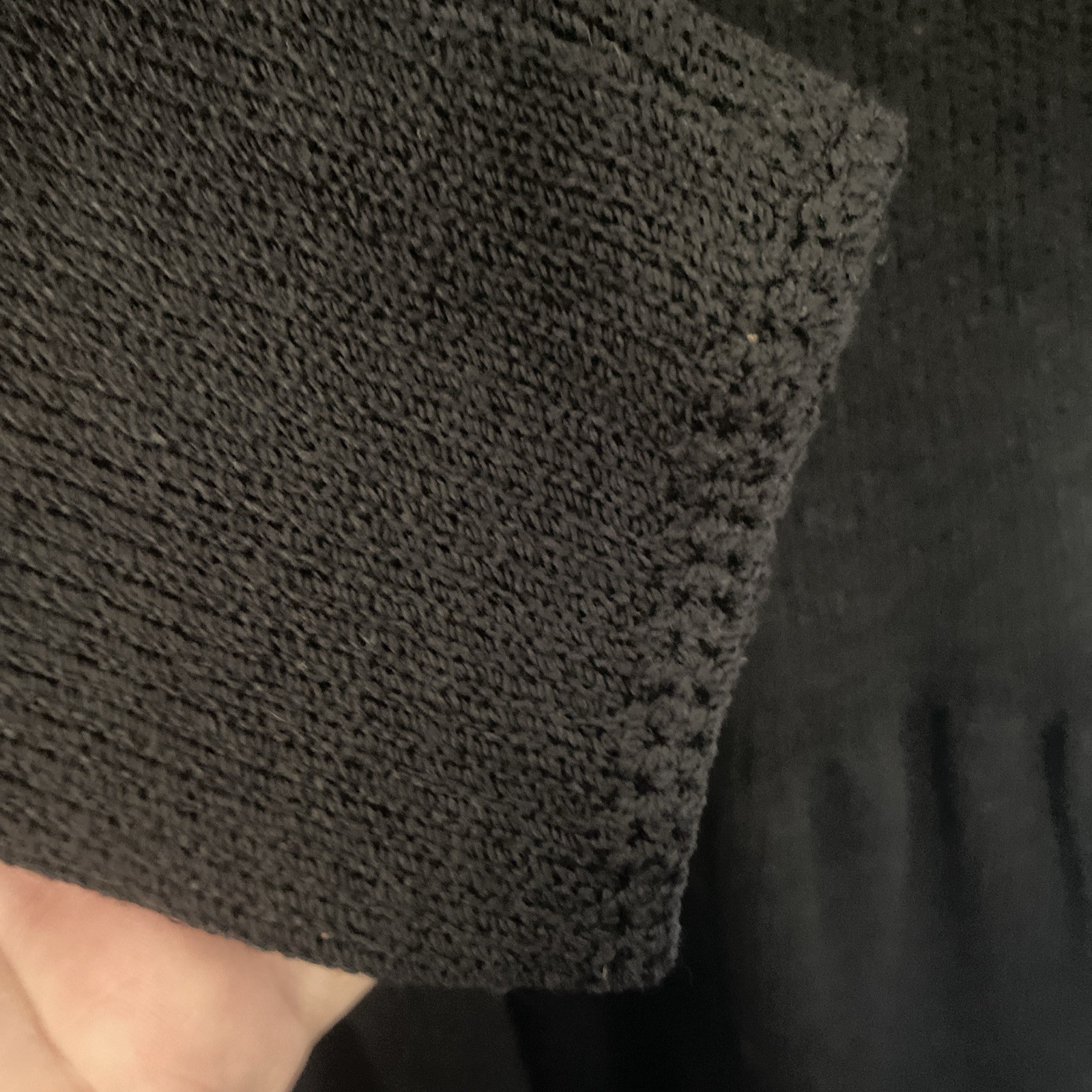 Vintage Pat Sandler Wellmore SZ 8 Beaded Black Santana Knit Dress Neiman Marcus