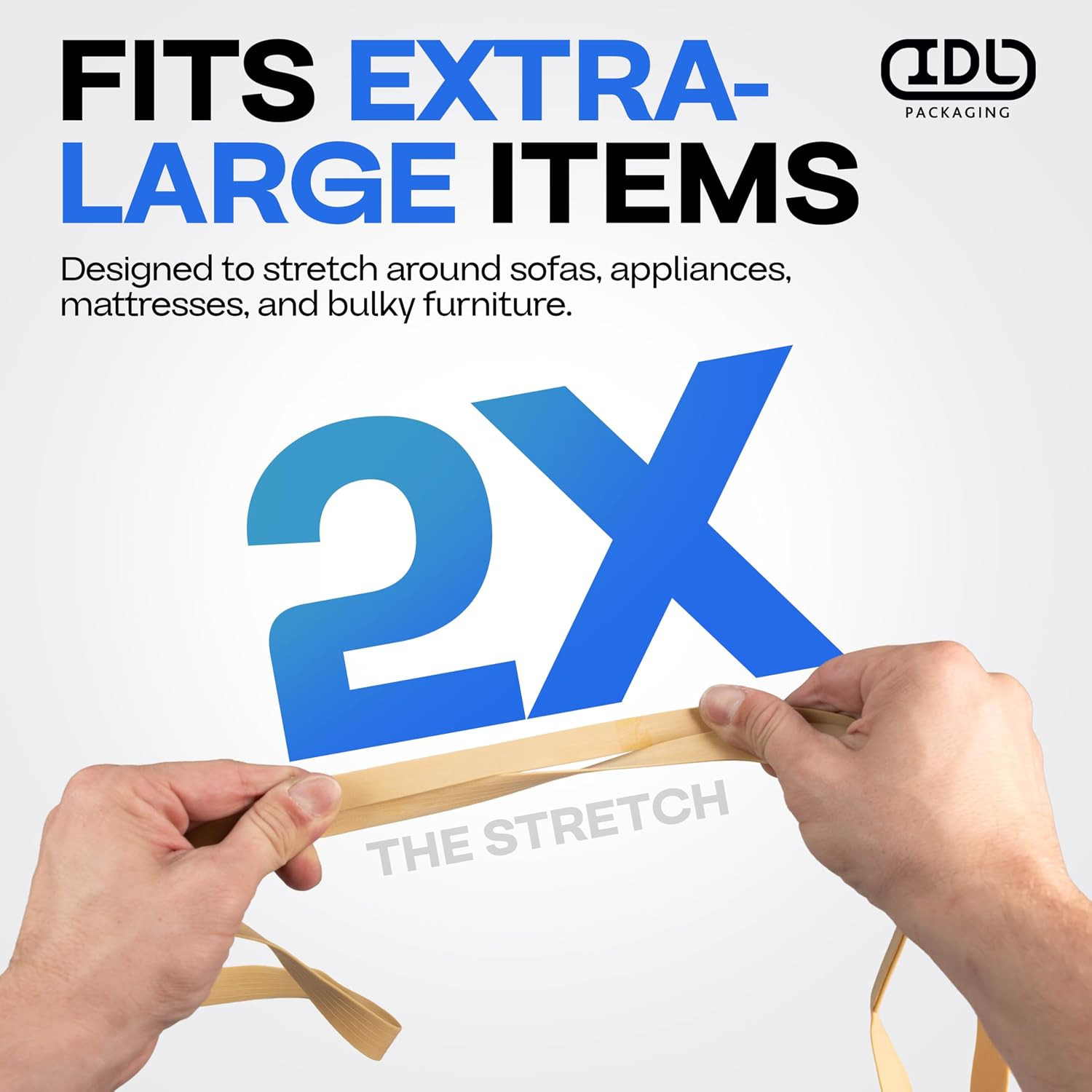 Rubber Bands 56 in 4 Pack Extra Strong Elastic Mover Bands for Moving Boxes