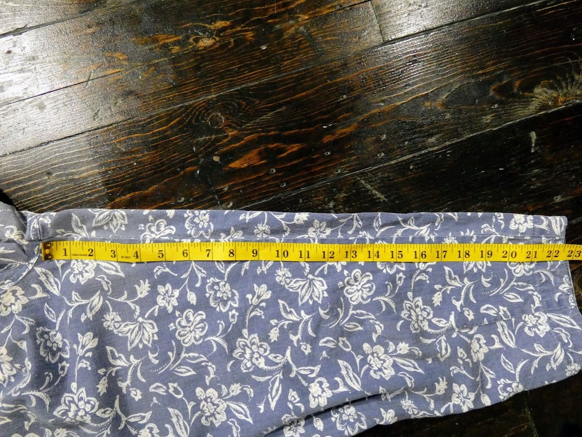 Vintage 80s Paris Sport Club High Waisted Floral Parachute Pants Chambray XS