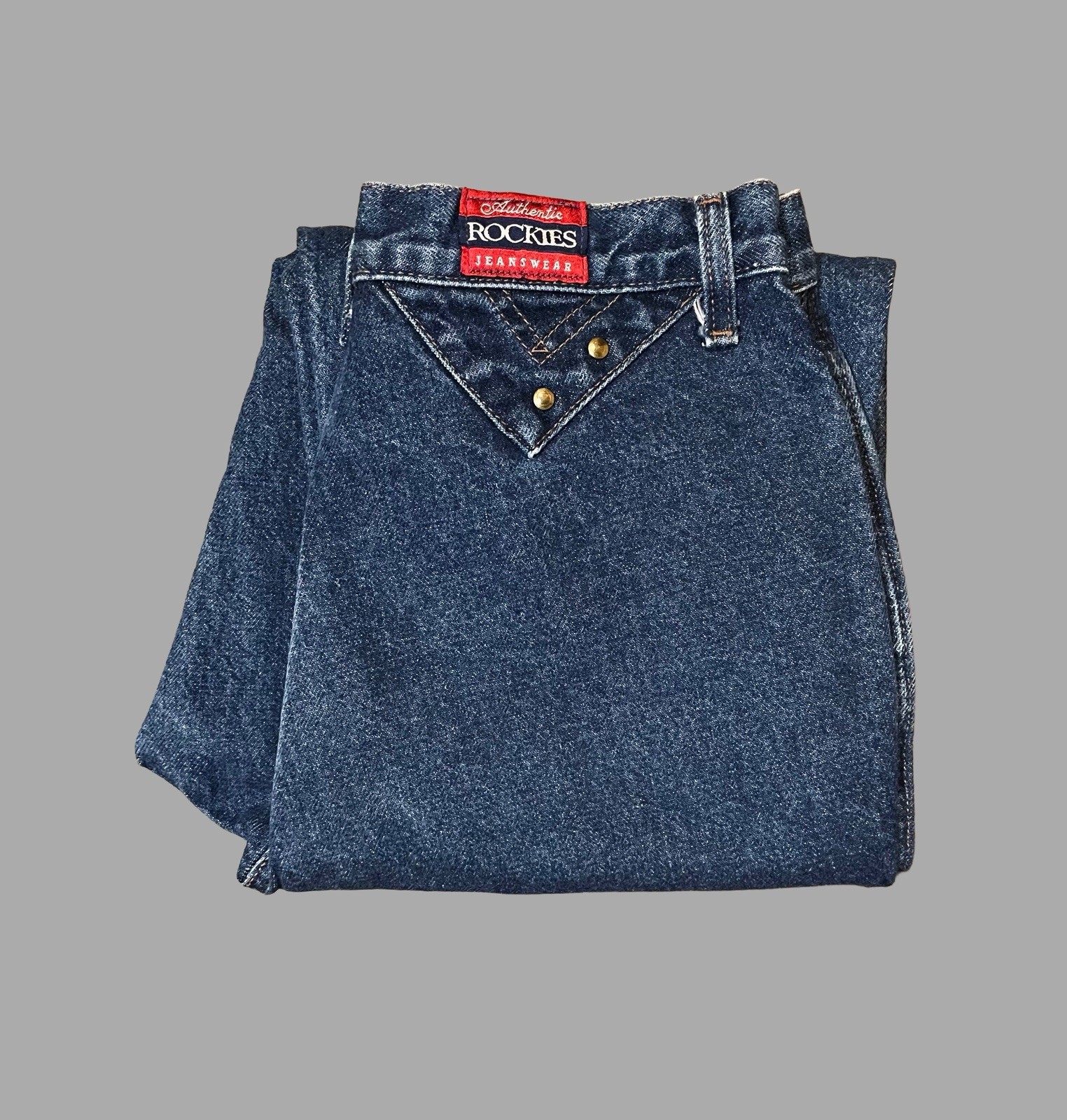 Women’s Vintage 80’s Bareback “Rockies” High Rise Double V-Yoke Denim Jeans