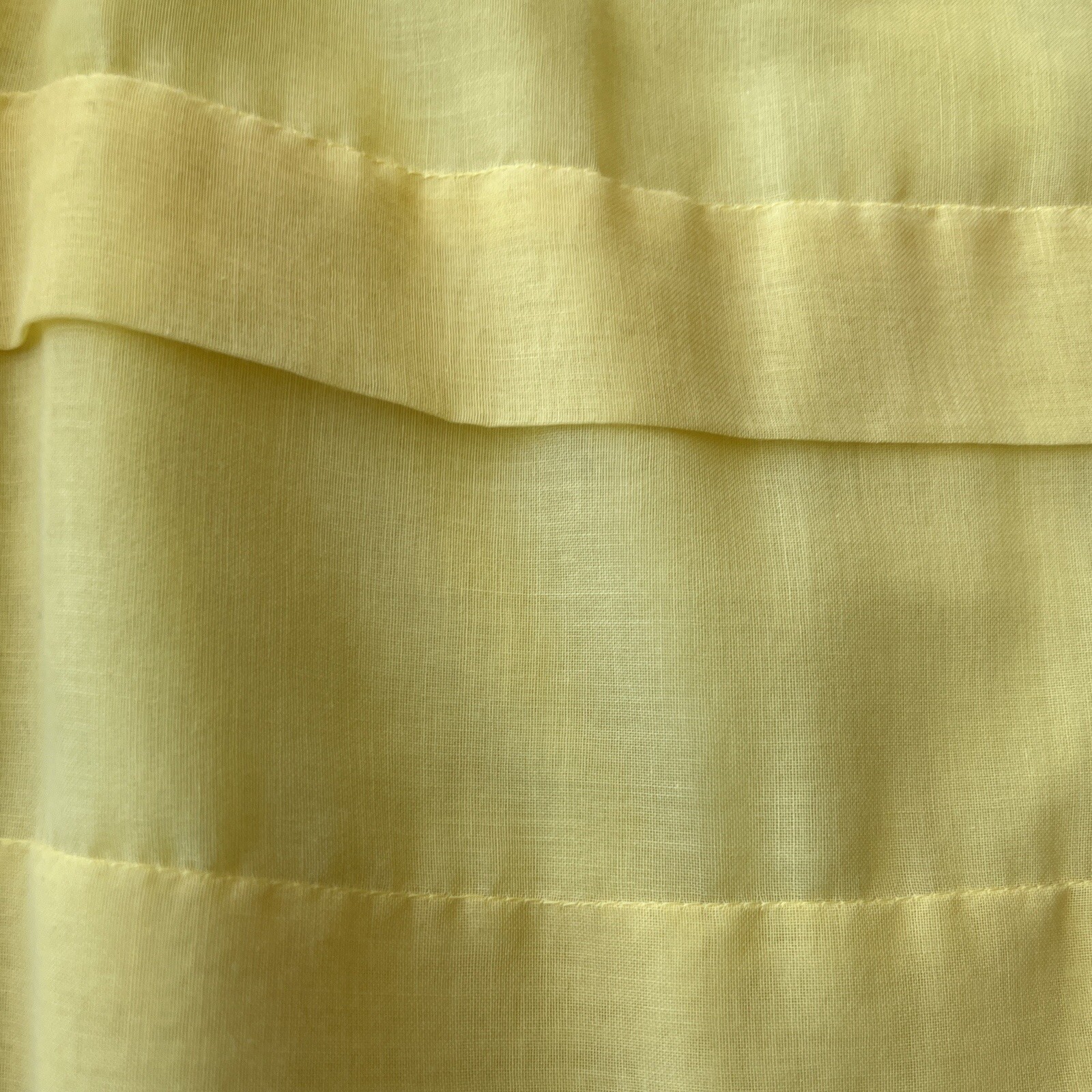 Vintage 60s 70s Yellow Dress Justin McCarty Women’s Size 6 #84