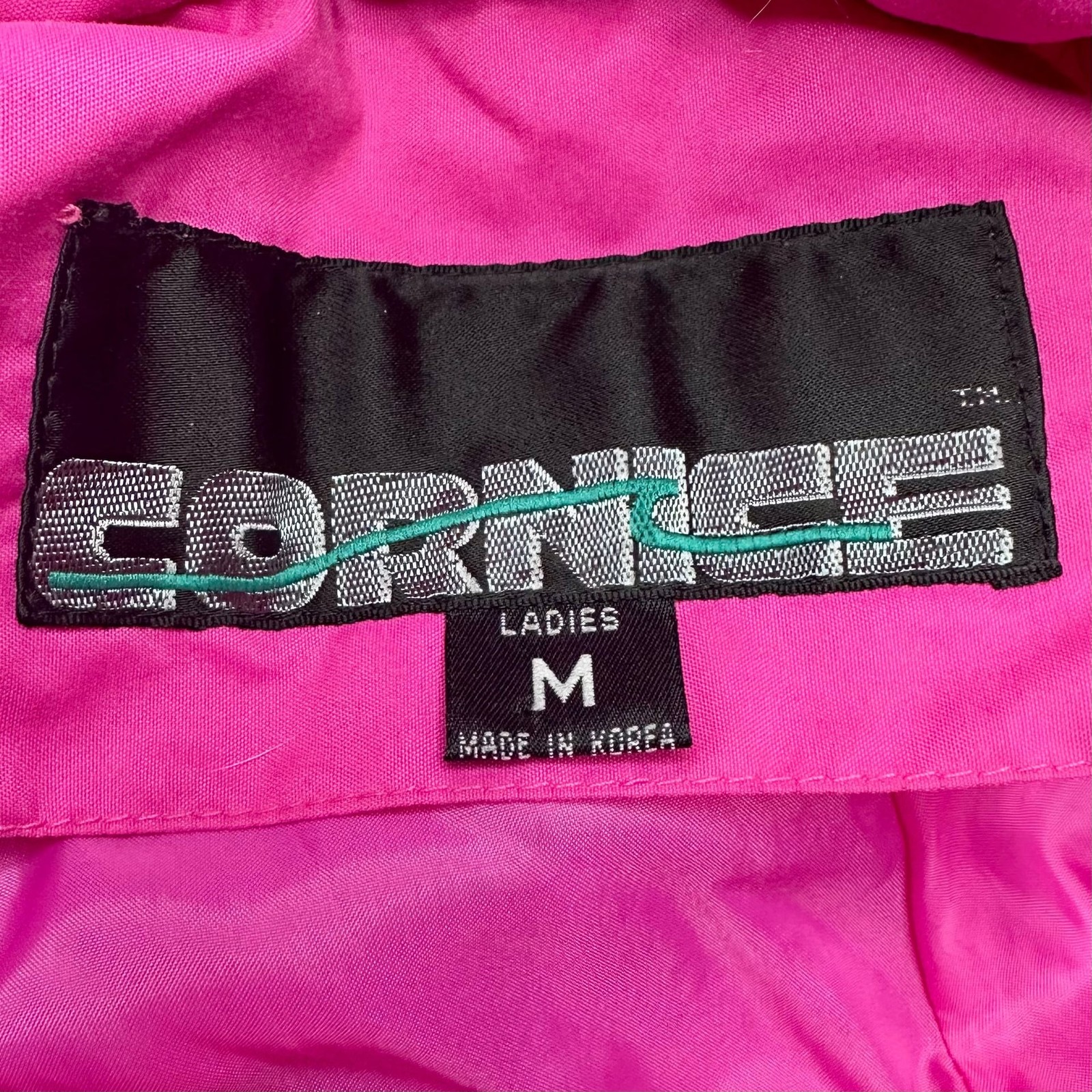 Vintage 80s Cornice Hot Pink High Waisted Ski Pants, Sz M (Run small)