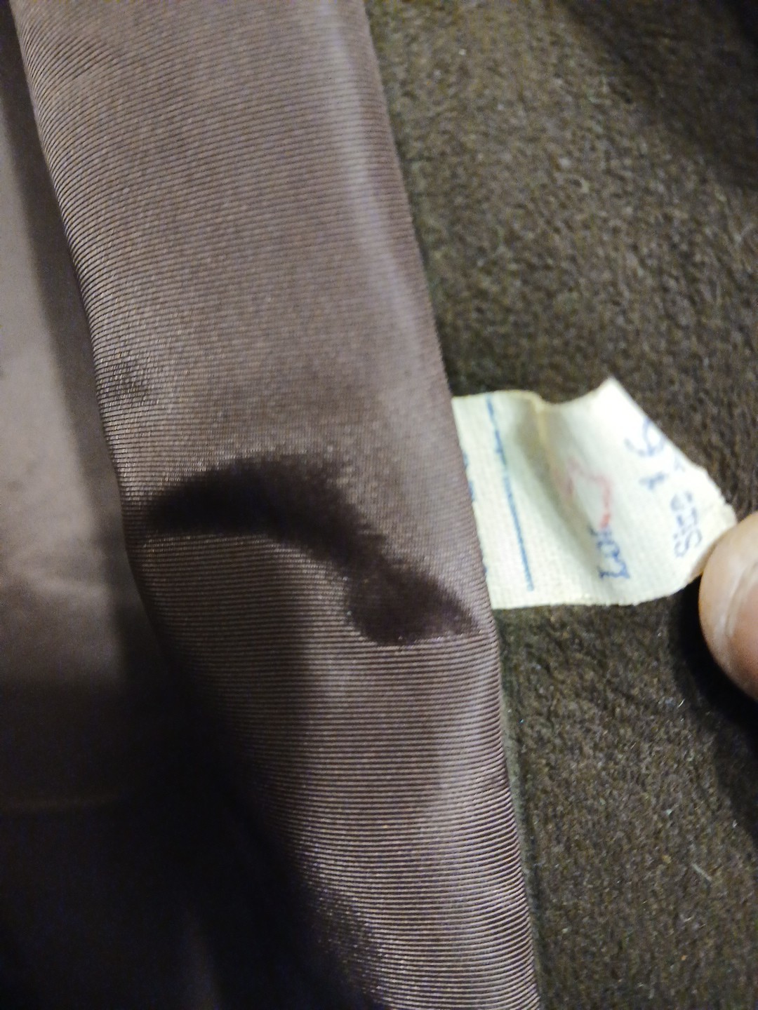 True Vintage Jordan Marsh Suede Leather Coat & Fur Collar Button Up Jacket Sz 16