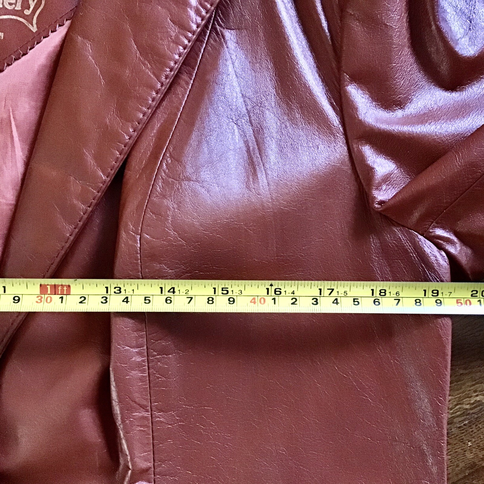 Vintage Montgomery Ward The Tannery Leather Jacket Blazer Lined 13/14 US M/L