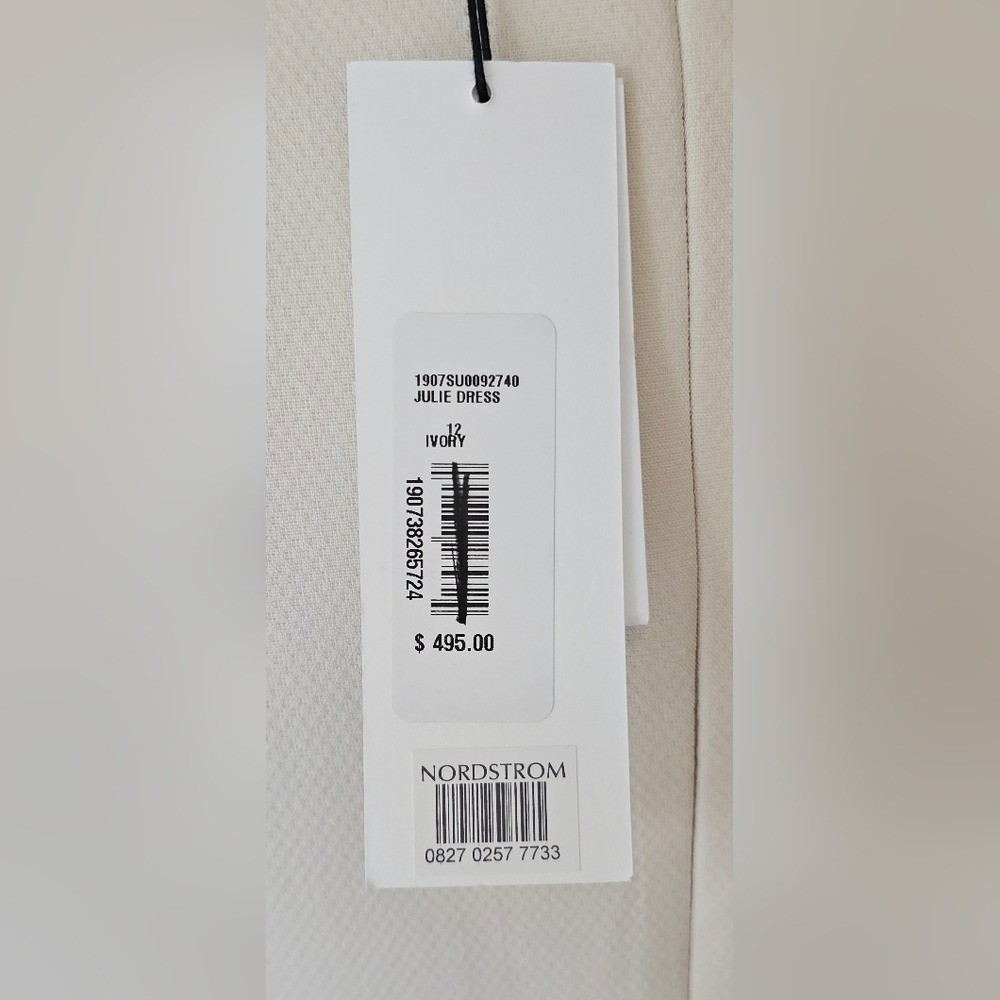 VERONICA BEARD Women’s Ivory Julie Midi Dress. Sz 12