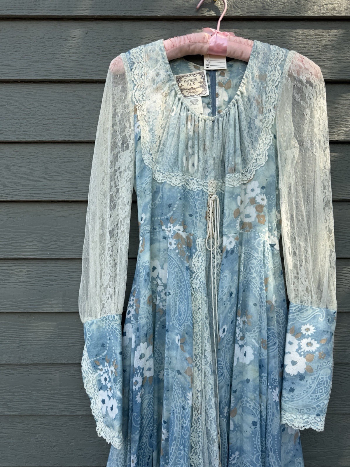 Vtg 1970s Gunne Sax “River Princess” Dress prairie wedding cottage boho hippie