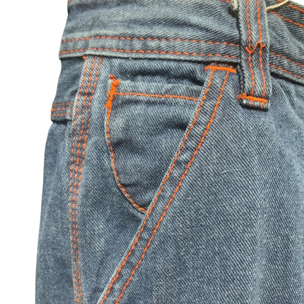 Vintage 70’s Faded Glory by Appendagez bell bottom 100% cotton jeans size jr 13