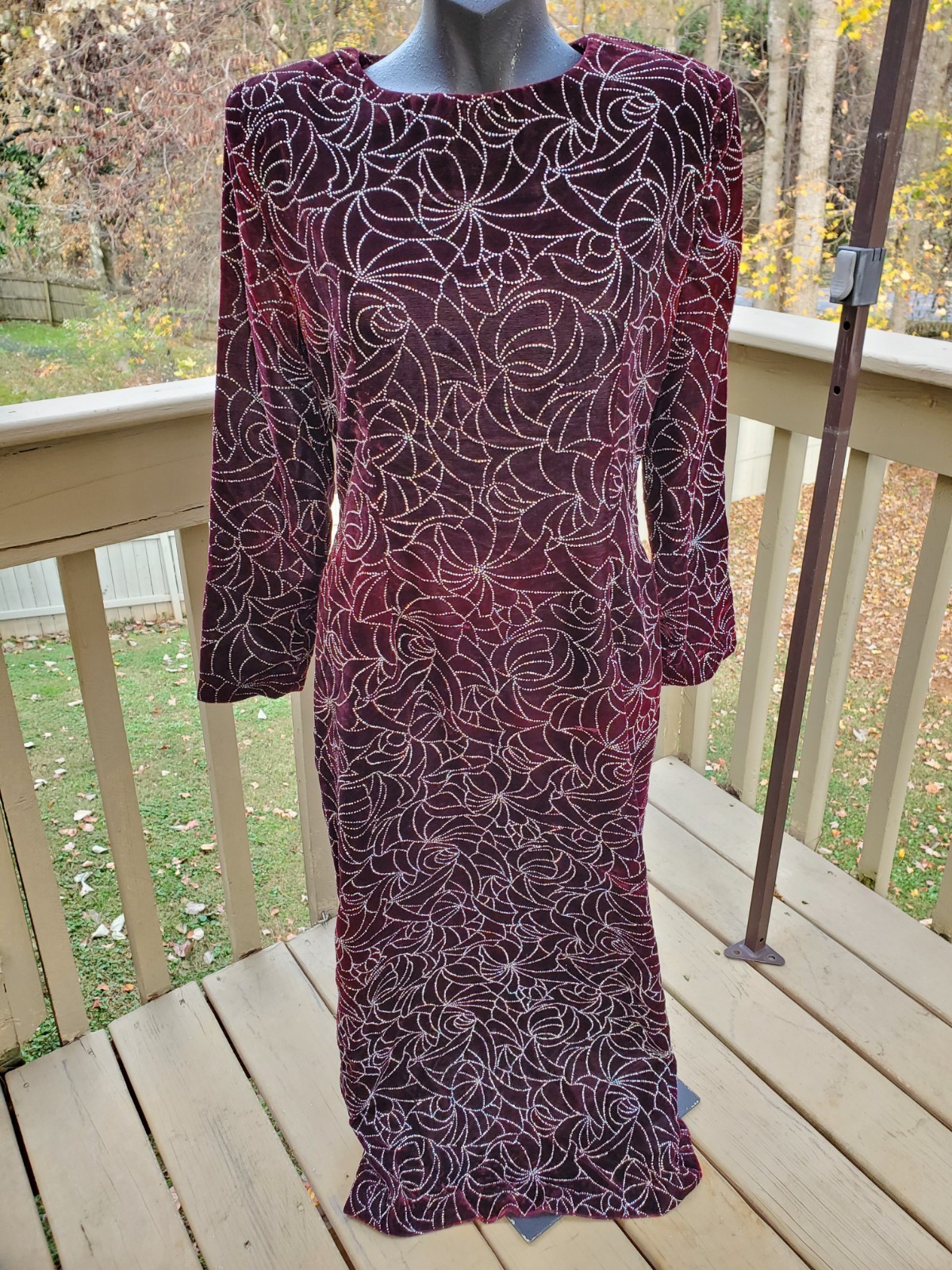 Vintage Geoffrey Beene Dress Rhinestone/Glitter Dress