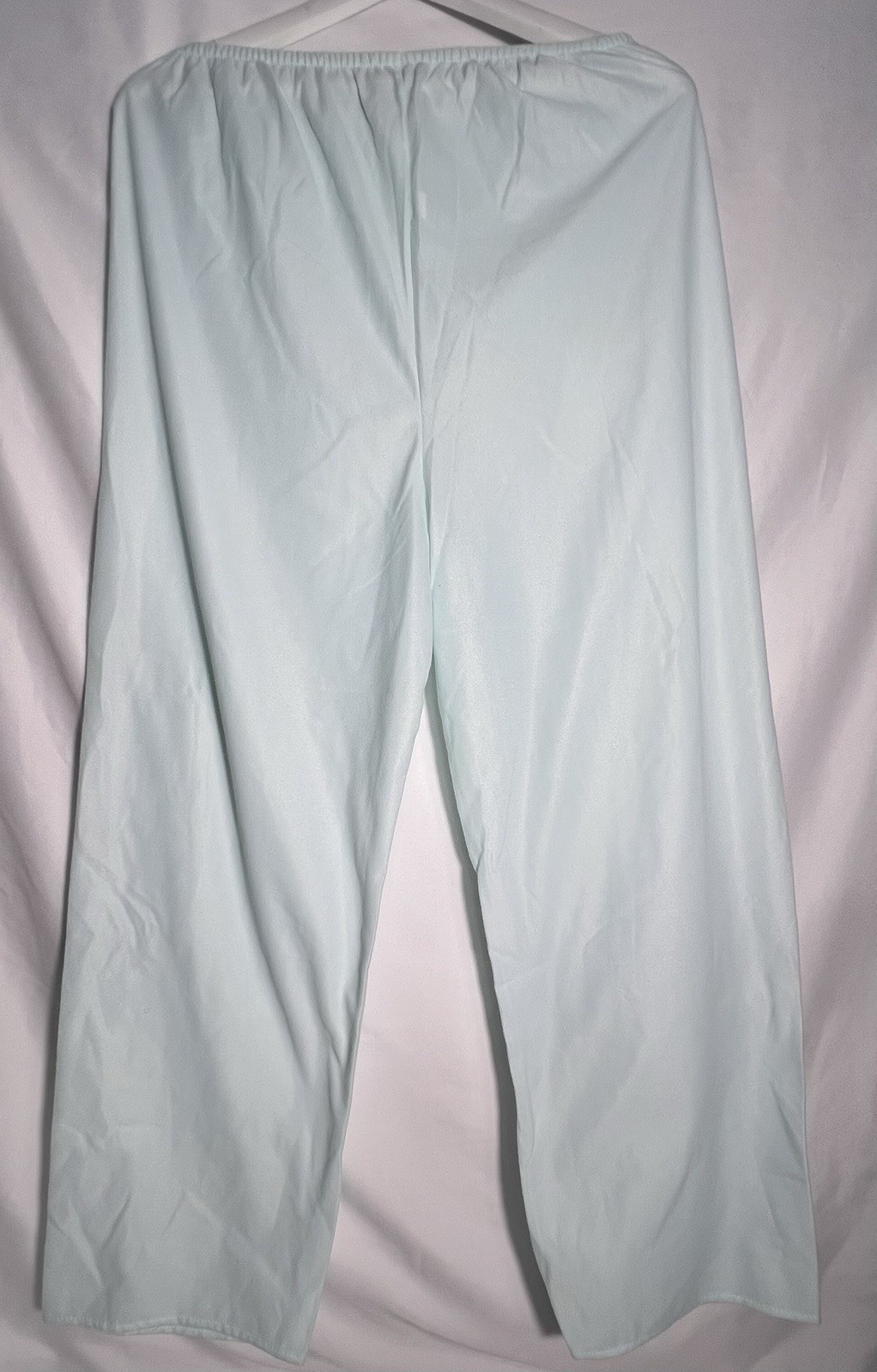 Vintage Stardust 2 Piece Pajama Set Med Aquamarine Nylon Romantic