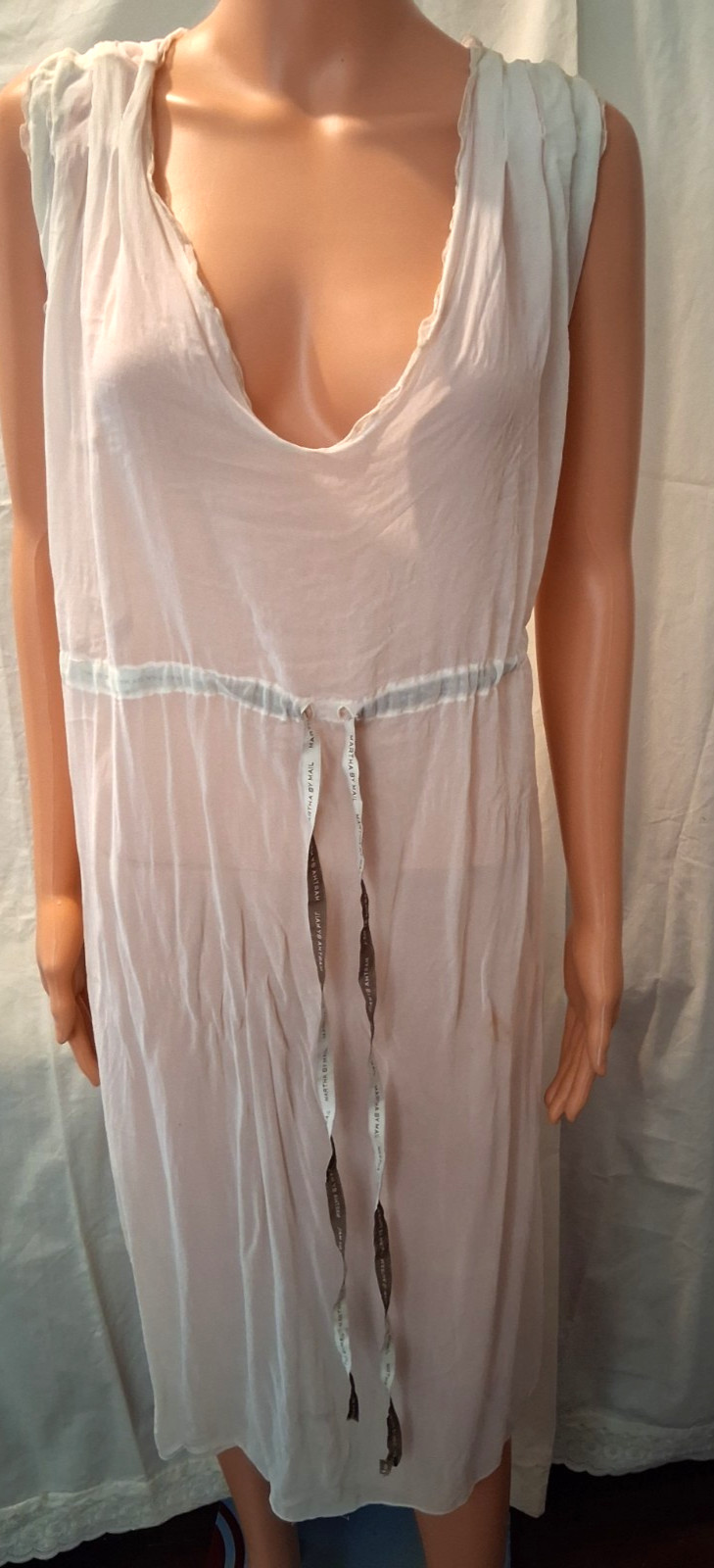 Mail by Martha silk crepe nightgown, vintage Martha Stewart
