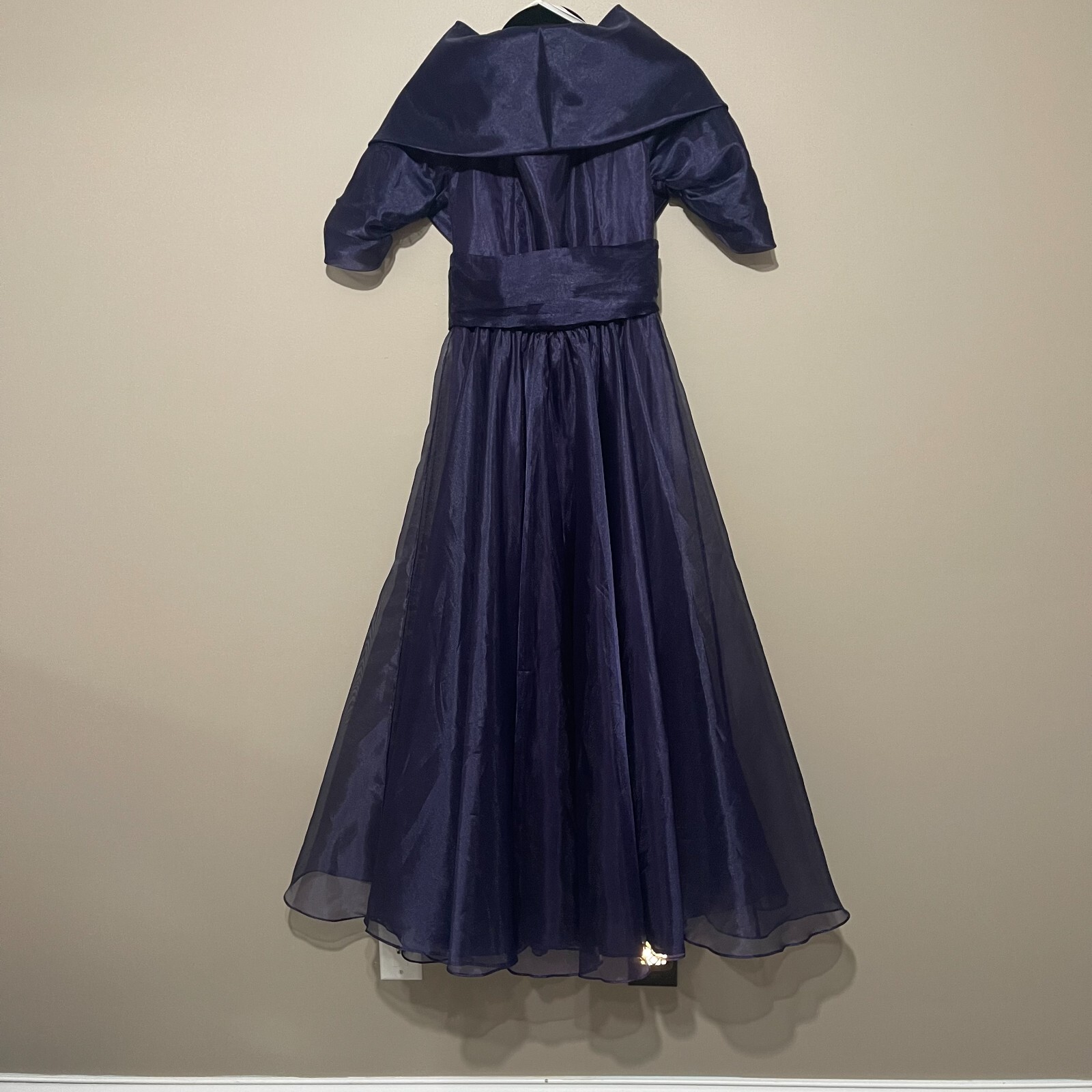 Vintage Watters & Watters Royal Purple Cocktail Dress, Size 4