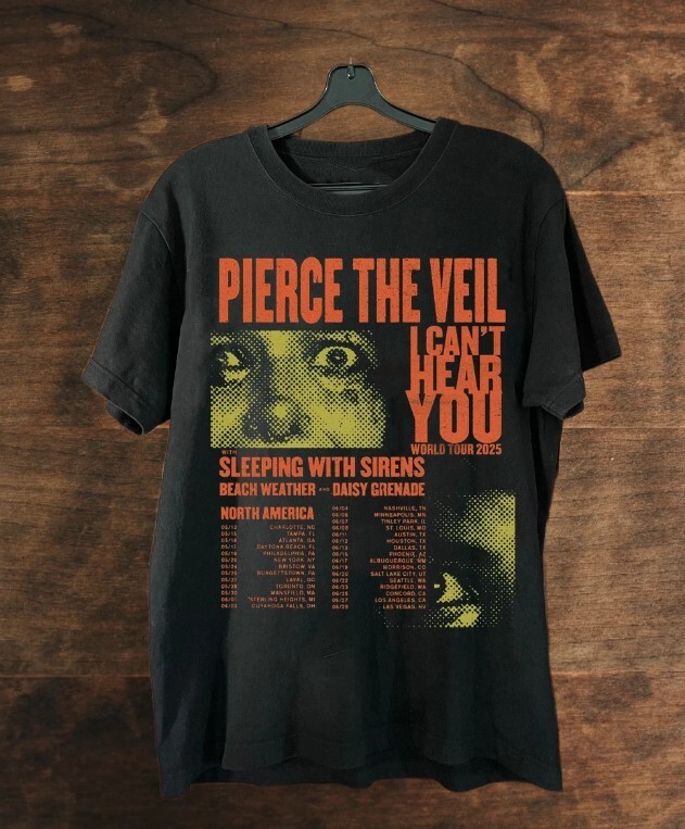 NEW Pierce the Veil Band Tour 2025 Gift For Fan S to 3XL T-shirt