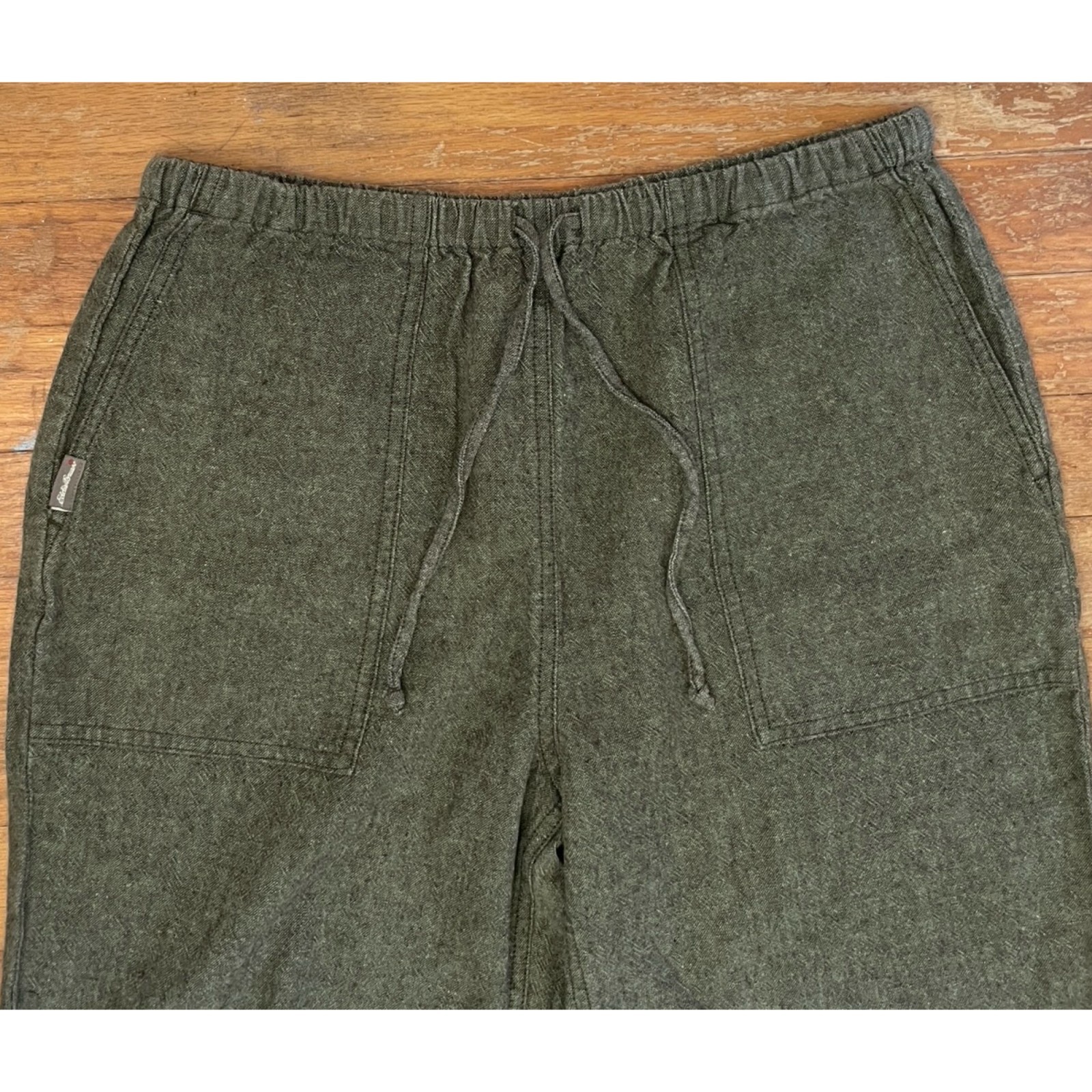 Vintage Linen/Cotton Capris Size Small/Medium 27-30″ Waist 1990s Cropped Pants