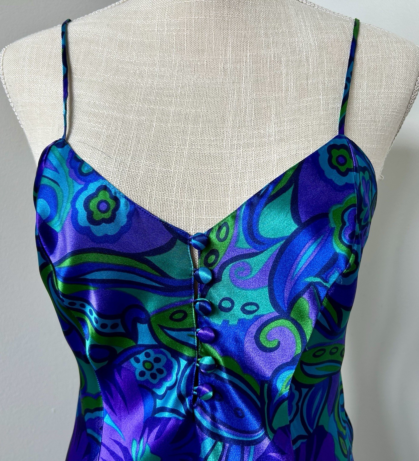 Vintage Cacique Fitted Gown And Robe Set, Gown Small, Robe Medium, Excellent