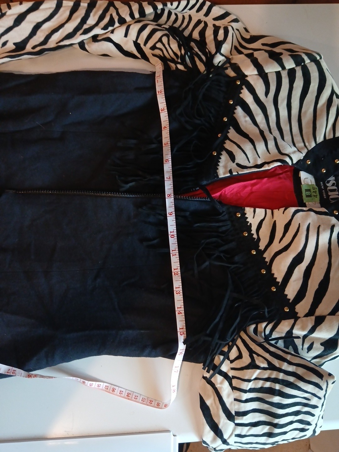 Vintage 80s Criscione Jackets Womens Zebra