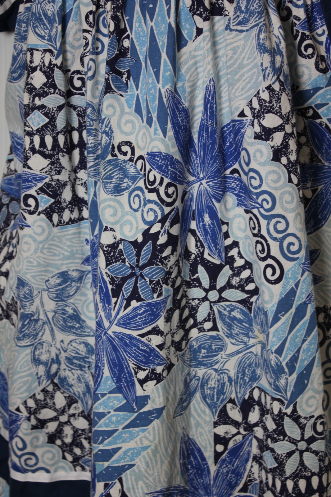 Carol Bennett Cotton Dress Vintage Hawaiian Relaxed Breathable Resort Wear SZ M