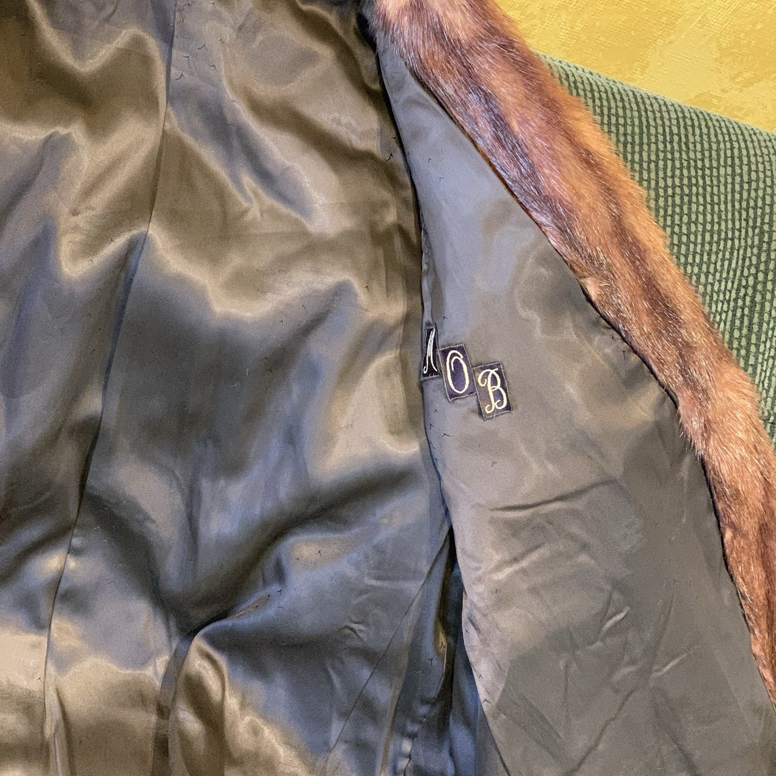 ❤BEAUTIFUL VINTAGE BROWN MINK FUR COAT JACKET