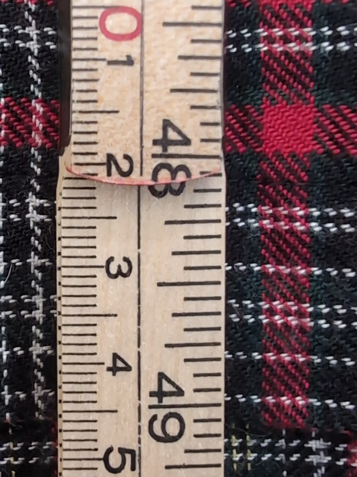 Country Wear Christmas Plaid Vested Long Dress , Vintage Size 12 ,Dry Clean Only