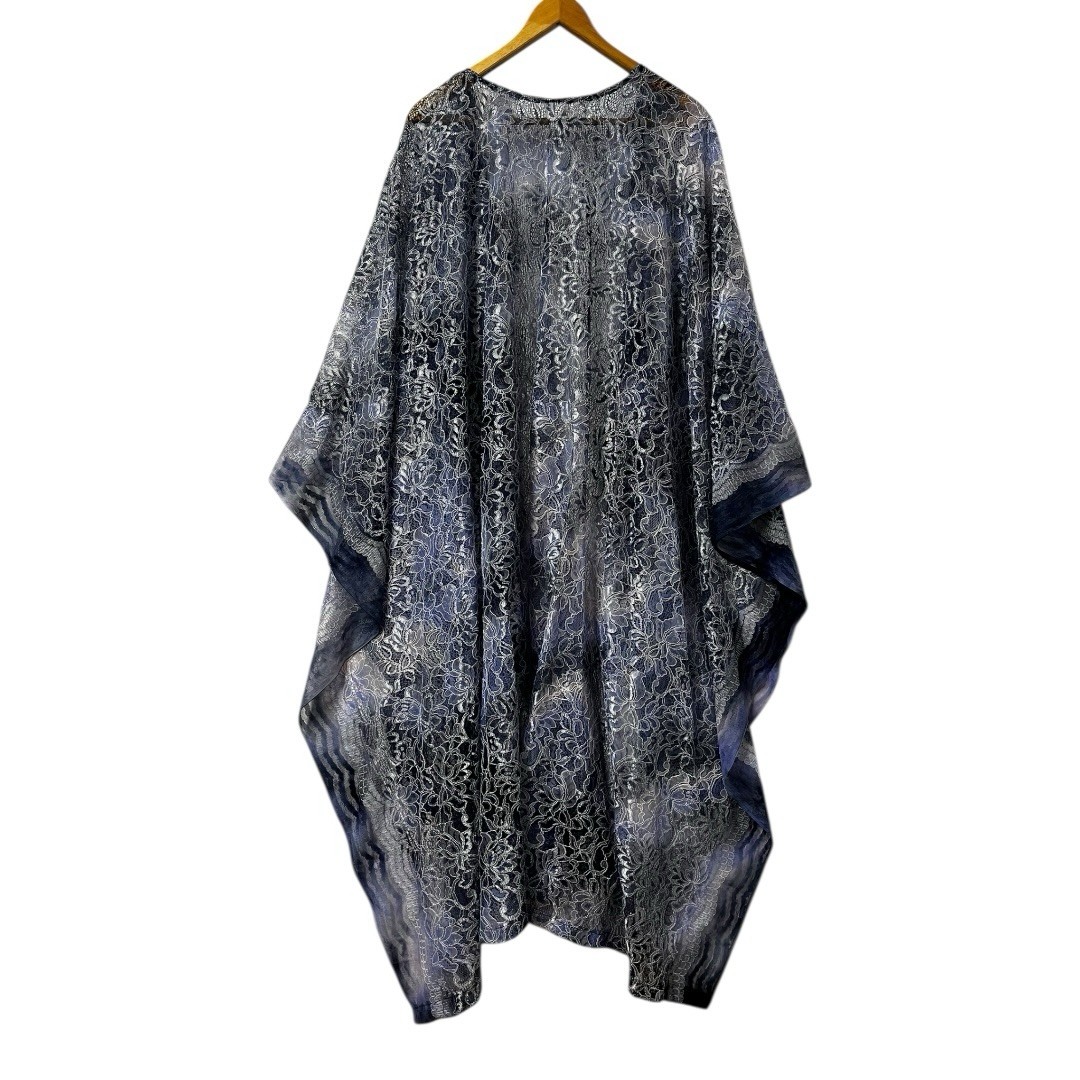 Vintage 70s Purple Lace Wrap Top Boho Witchy Rock Goddess OS