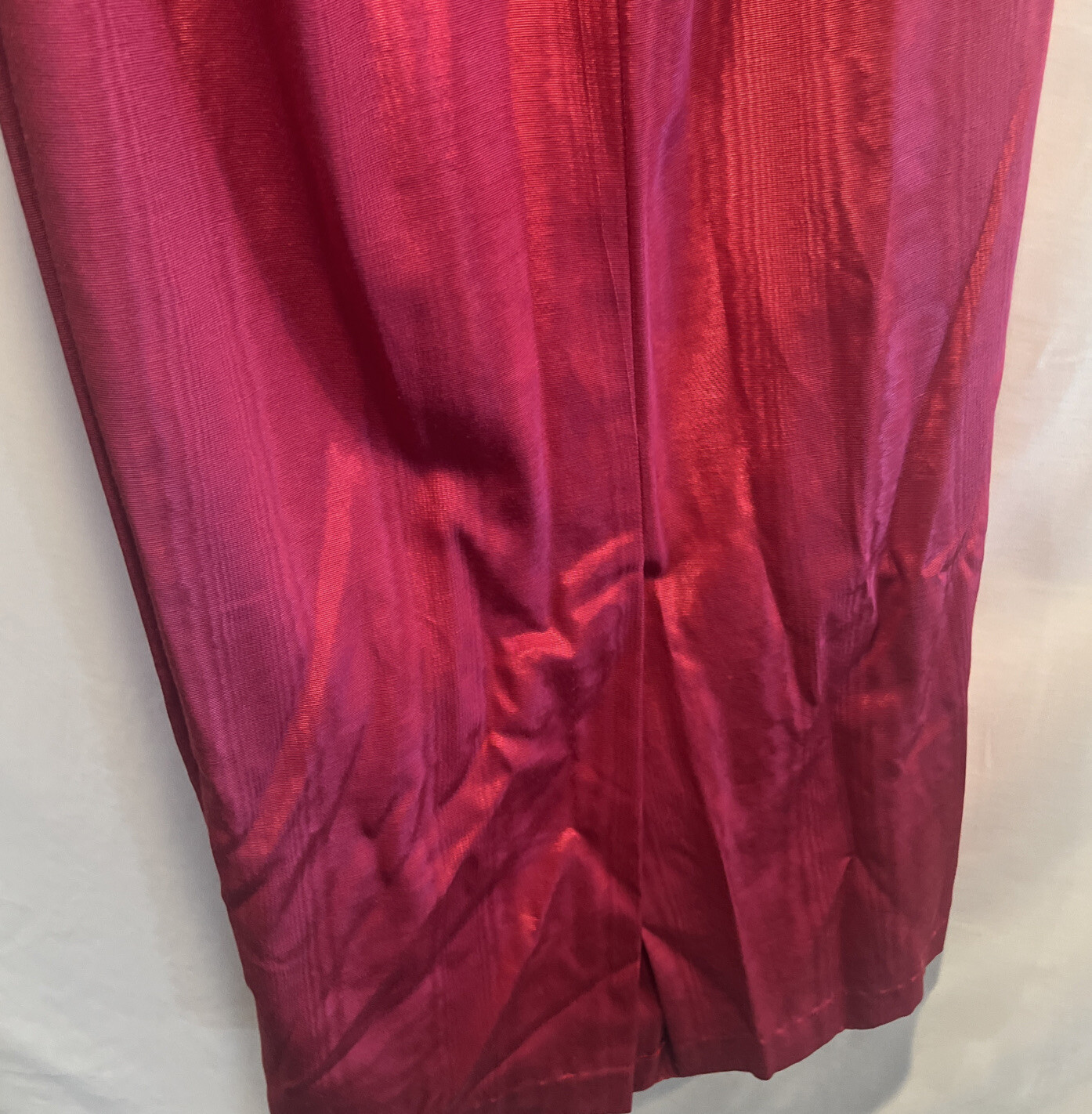 Vintage Watters and Watters Pink Formal Skirt Top Set Peplum Short Sleeve Sz 10