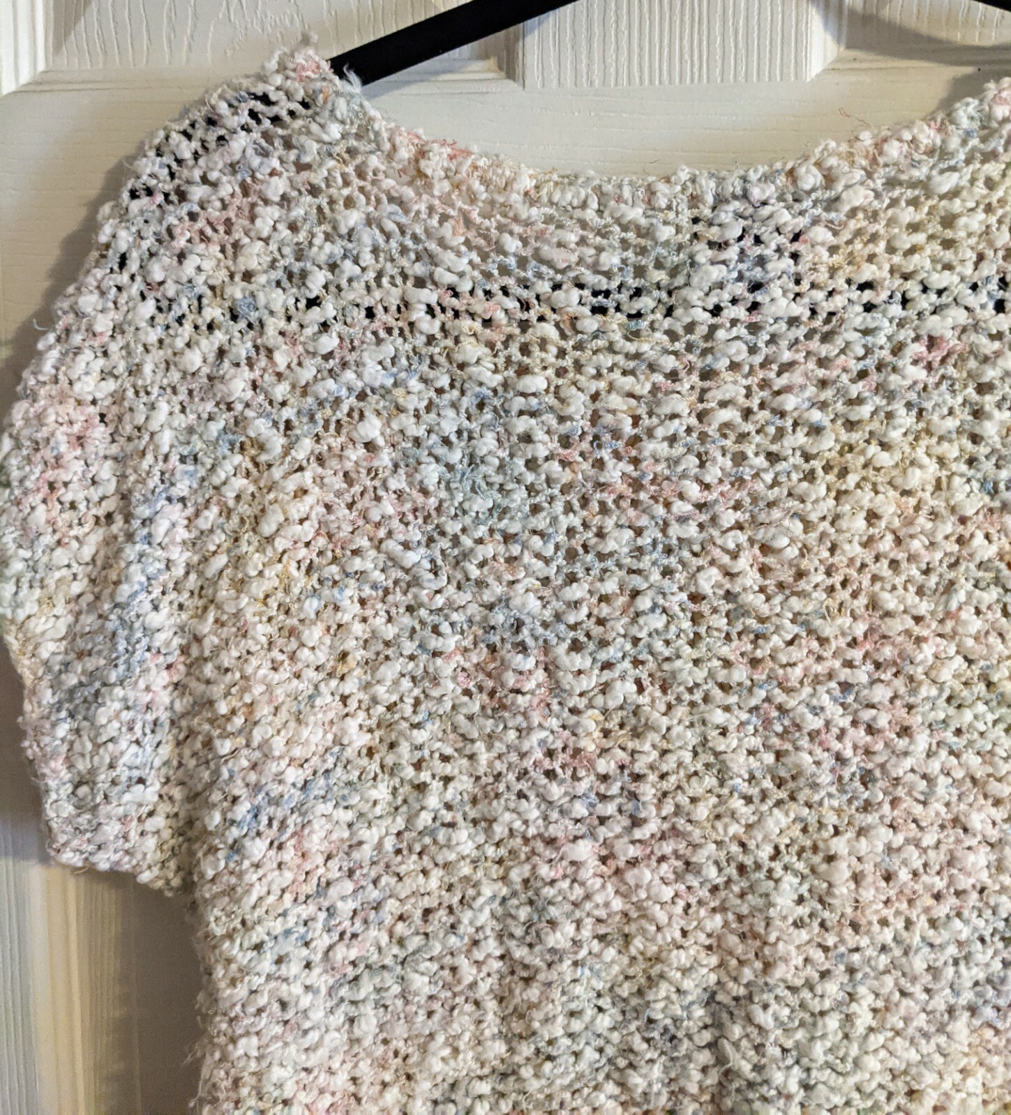 TJW for Mervyn’s Short Sleeve Sweater Vintage M 1980s Retro