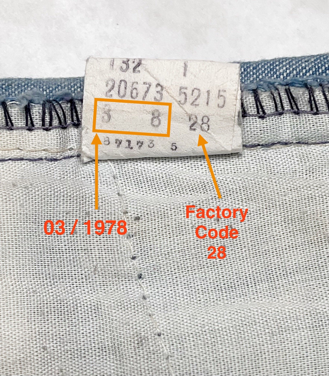 【RARE】Vintage 1978 Levi’s ✤ Fresh Produce Bell Bottom Orange Tab Jeans Fit 27×32
