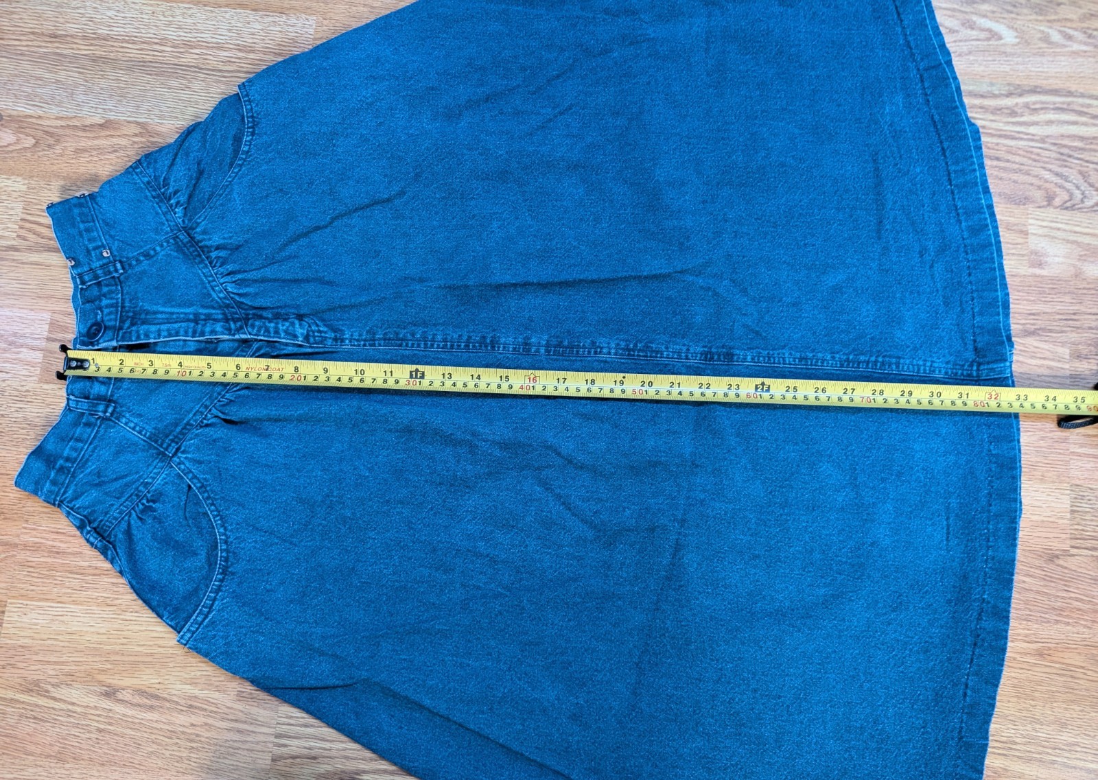 Vintage Western Cowgirl Denim Skirt Jeanne San Francisco Made In USA Size 5