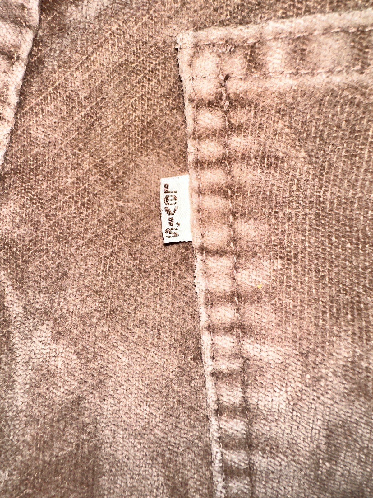 Vtg 70s Levis 519 Corduroy Pants USA Made Talon 42 Zipper Velour Feel 34×32