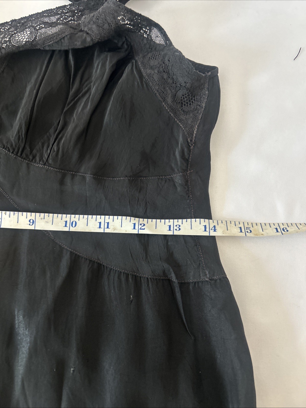 Vintage 1940/50’s Miss Elaine Precisionals Liquid Rayon Tricot in Black Size-S