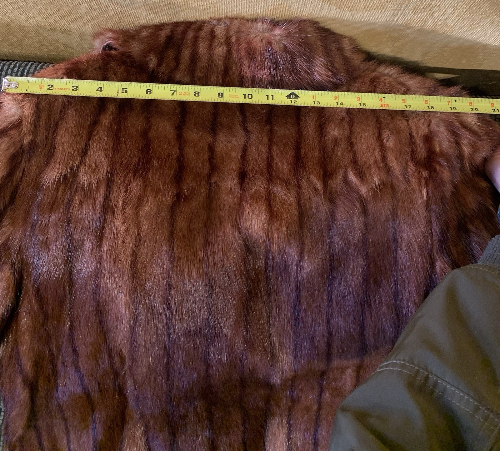 ❤BEAUTIFUL VINTAGE BROWN MINK FUR COAT JACKET