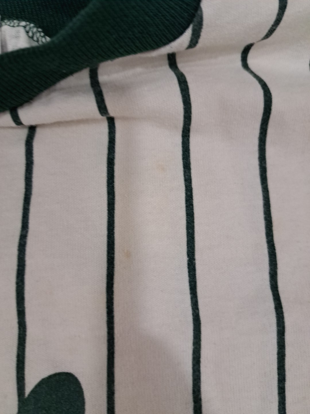 Vtg 90s Baseball T Shirt Tee Baby ’96 Green Stripes Maternity 3/4 Sleeve L/XL