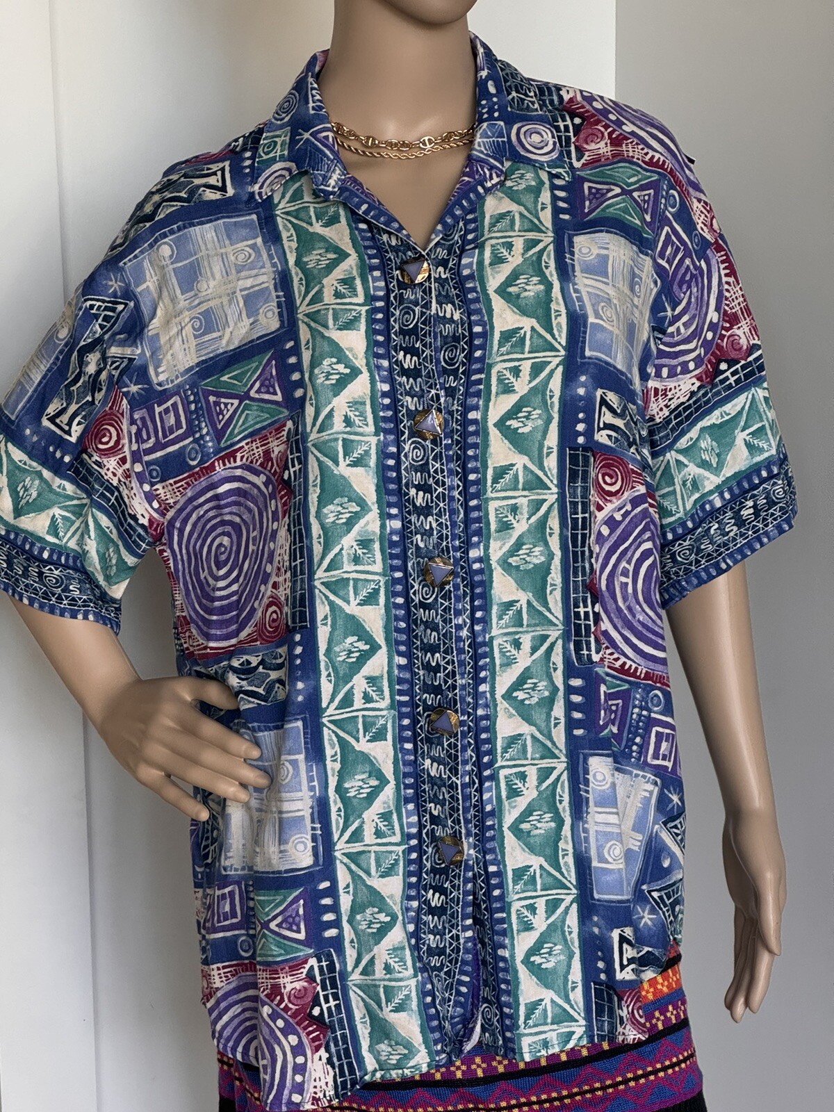 Connections Related Button Down Vintage 80’s Top