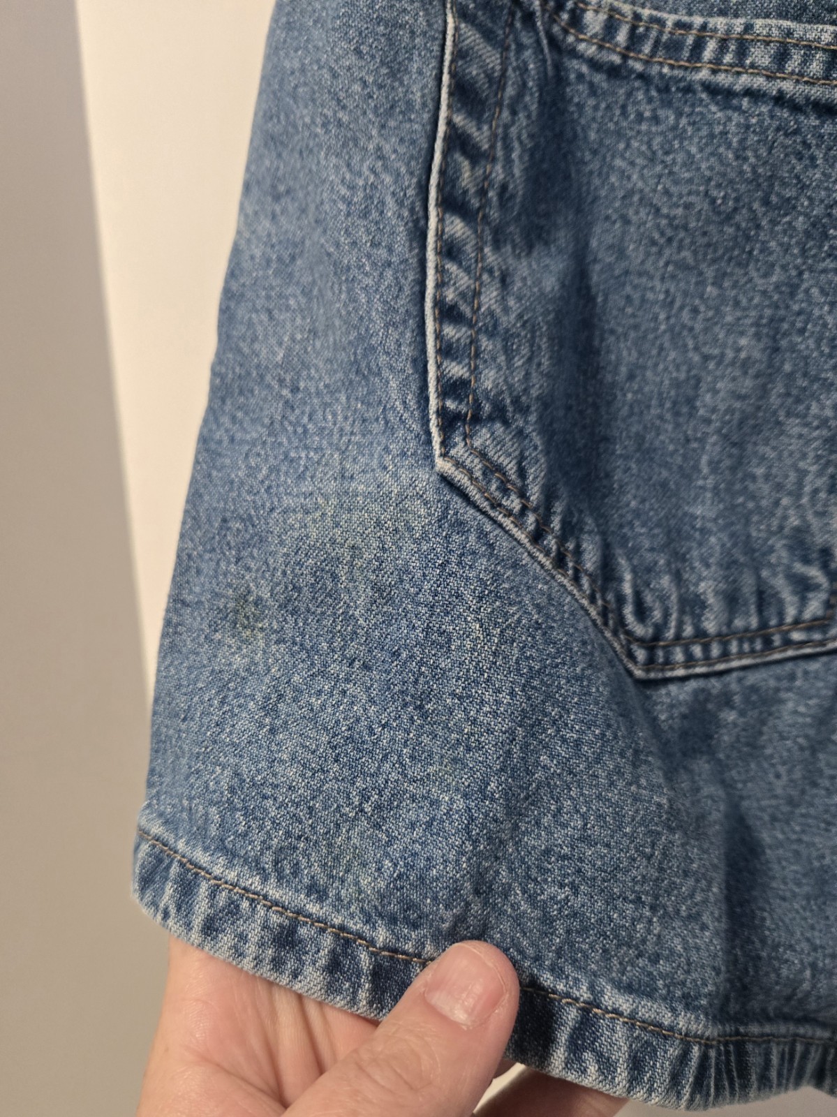 Code Bleu Jean Shorts Juniors 9 Side Stripes 1990s Y2K Punk