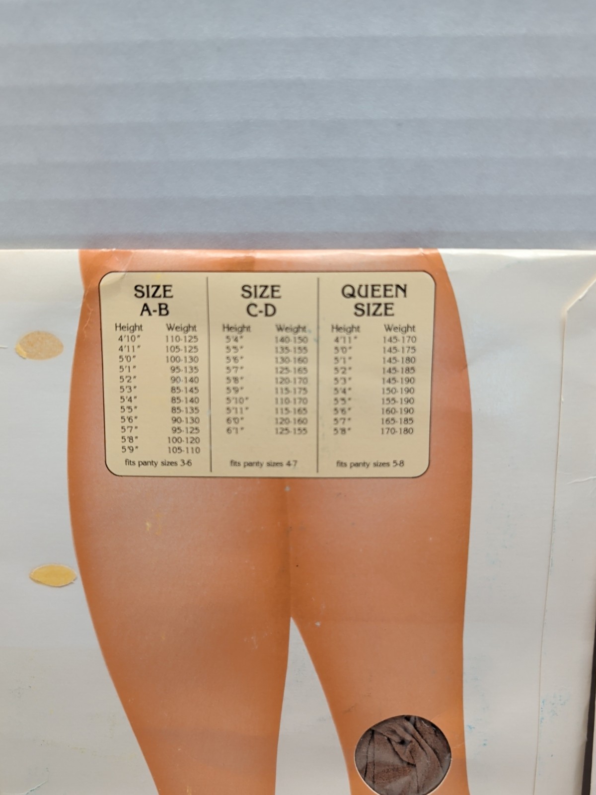 Vtg Underalls Pantyhose Queen 310X Beige Brief & Nude Legs NOS Lot Of 2