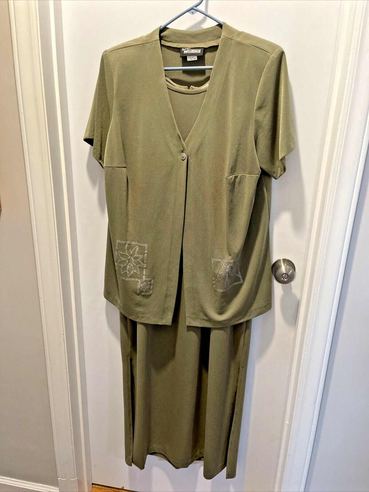 Vintage POSITIVE INFLUENCE Boutique Nordstroms Dress & Jacket Suit 18W ❤️kc15m1